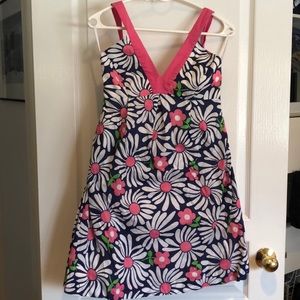 Lilly Pulitzer Daisy White Label halter dress